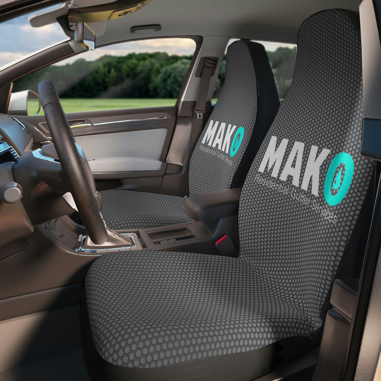 MAKO Grey Car Seat Covers