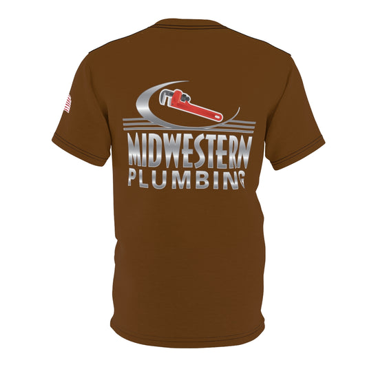 Midwestern Plumbing Brown Premium Work Shirt