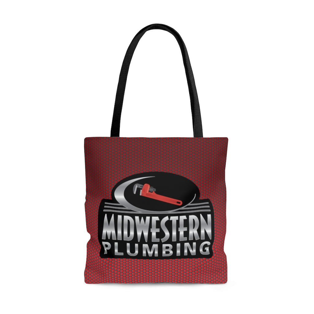 Midwestern Plumbing Red Tote Bag