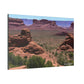 American Valley of the Gods 1 - 24"x16" Matte Canvas, Stretched, 0.75"