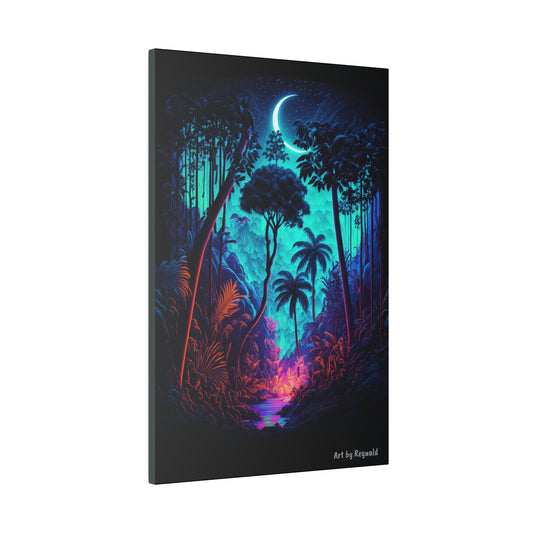 Neon Forest 7 - 16"x24" Matte Canvas, Stretched, 0.75"