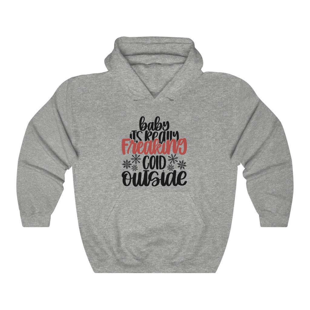 Christmas Baby It's Cold Outside Unisex Heavy Blend™ Hooded Sweatshirt