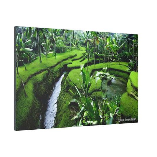 Bali Stream 2 - 24"x16" Matte Canvas, Stretched, 0.75"
