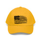 American Flag Black Twill Hat