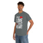 Camiseta de algodón Un amor, un corazón