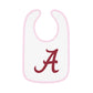 Alabama (3) Baby Contrast Trim Jersey Bib