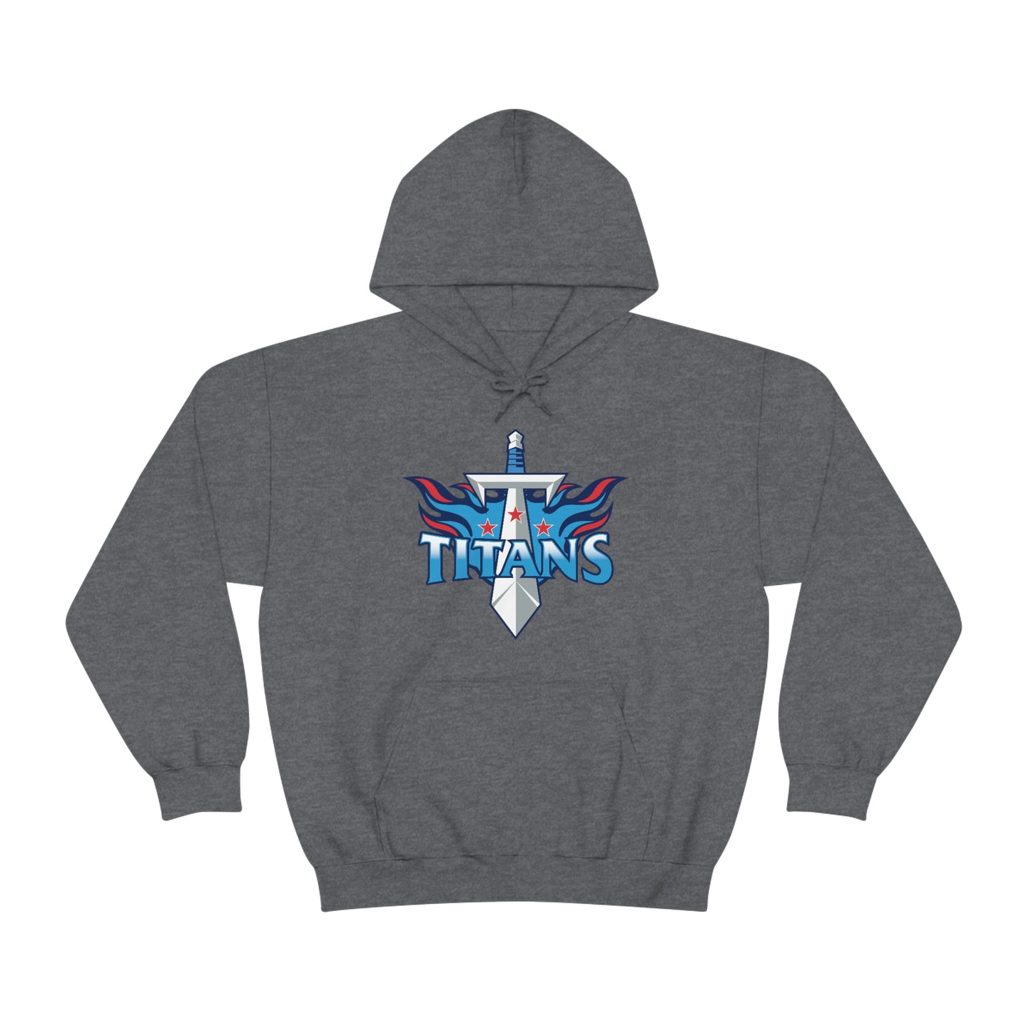 Tennessee Titans Logo Front Side Only Heavy Blend™ Hooded Sweatshirt