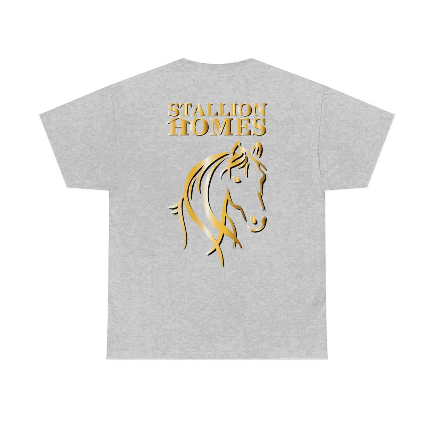 Stallion Homes Gold Back Only Heavy Cotton Tee