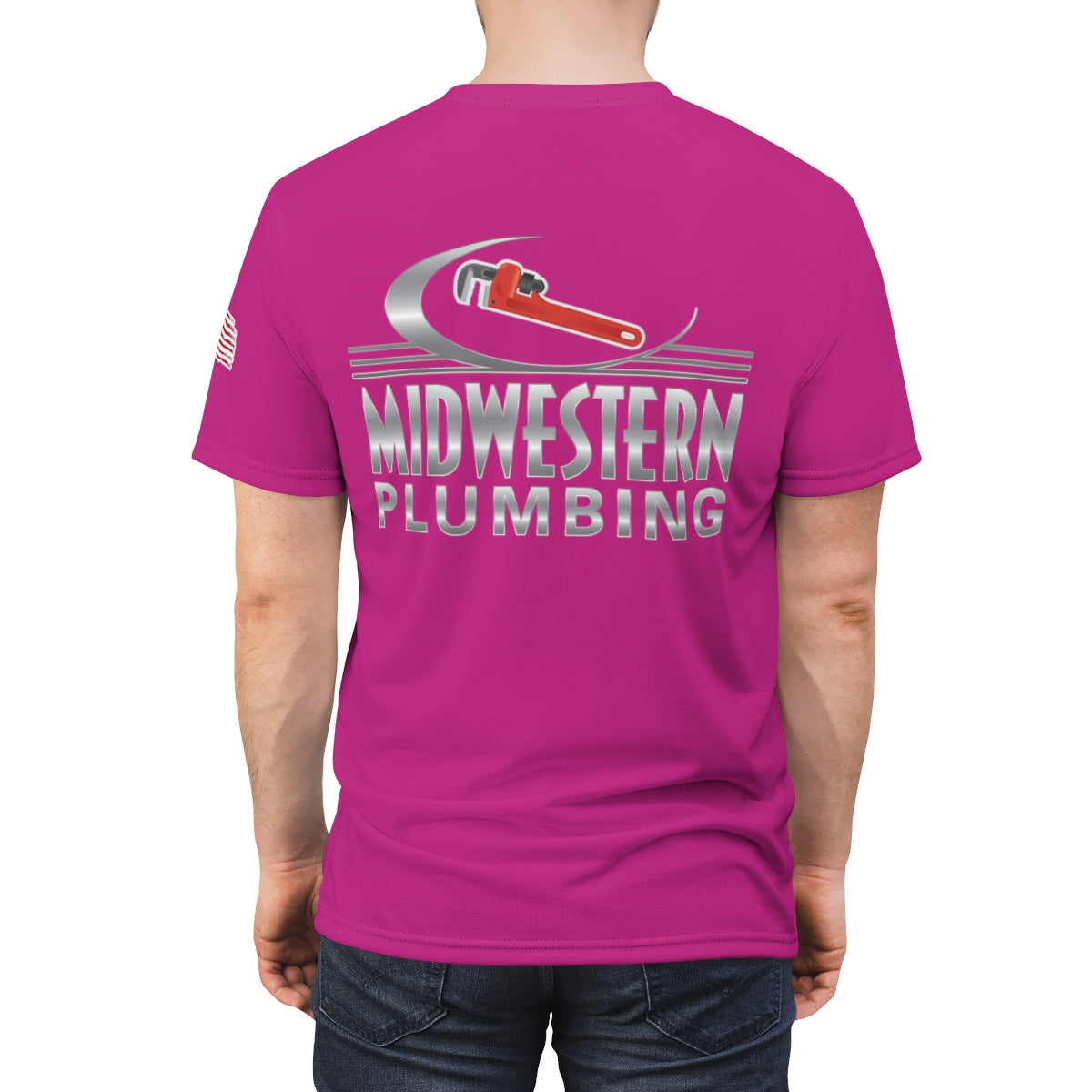 Midwestern Plumbing Pink Premium Work Shirt