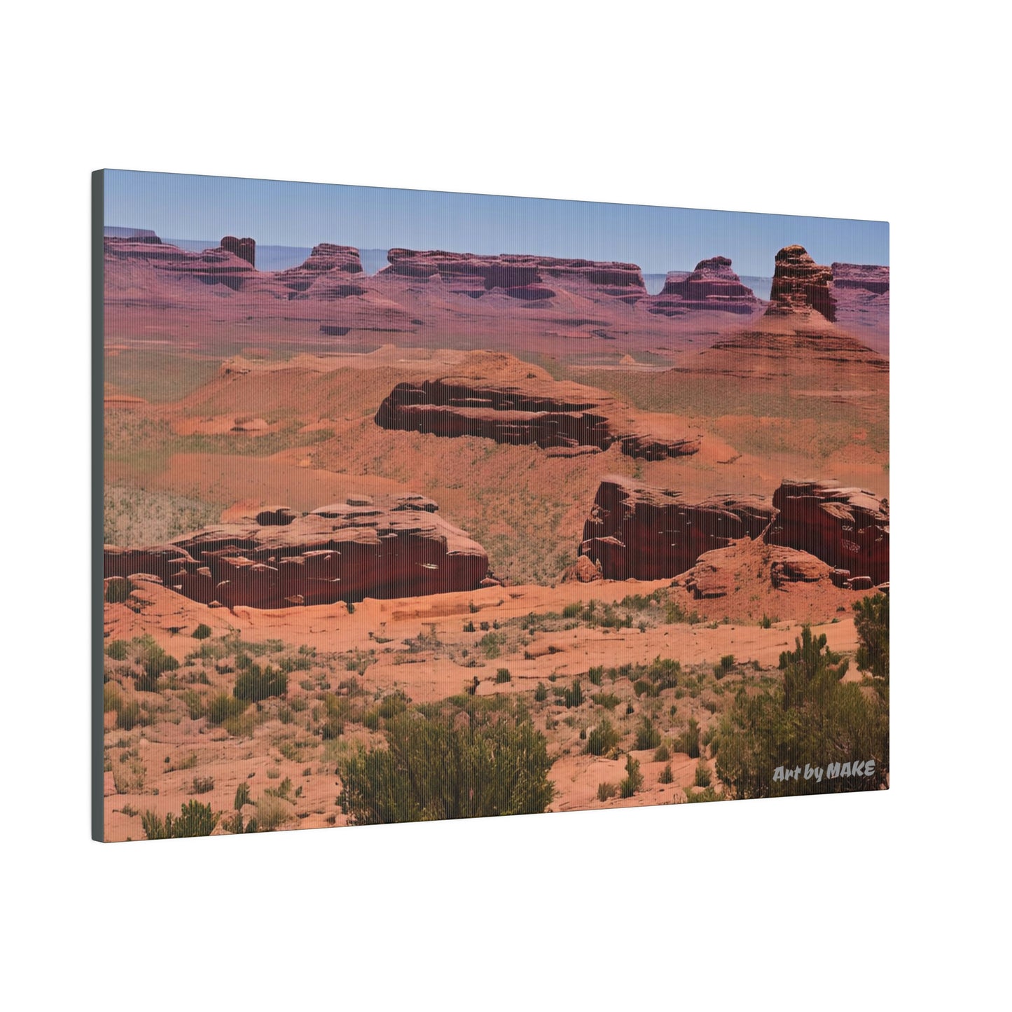 American Valley of the Gods 4 - 24"x16" Matte Canvas, Stretched, 0.75"