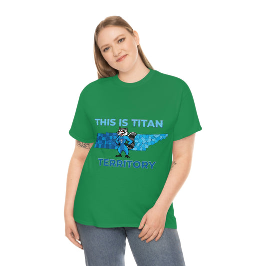 Tennessee Titan with racoon Nation Heavy Cotton Tee