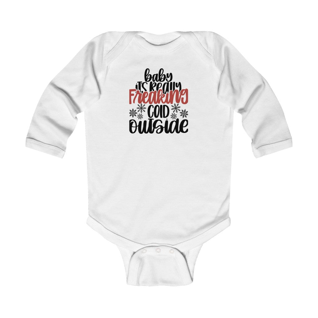 Christmas Baby It's Cold Outside Infant Long Sleeve Bodysuit