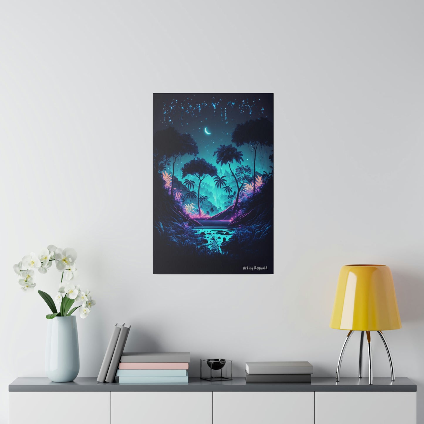 Neon Forest 4 - 16"x24" Matte Canvas, Stretched, 0.75"