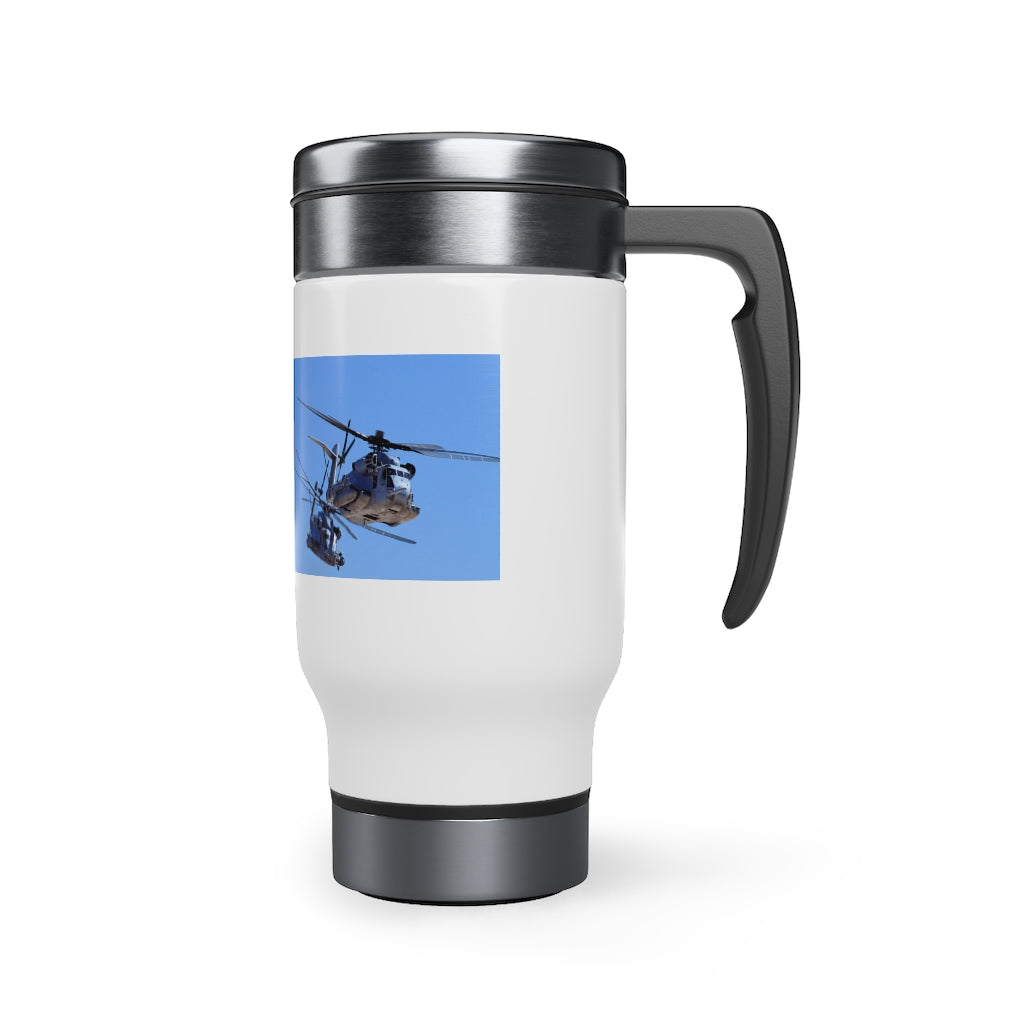 HMH-465 Stainless Steel Travel Mug with Handle, 14oz