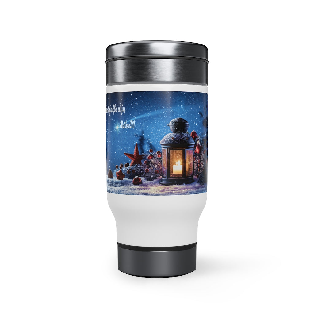 Wise men Star Stainless Steel Travel Mug with Handle, 14oz