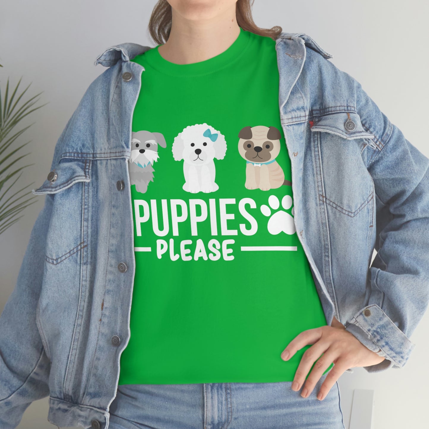Puppies Please Cotton Tee