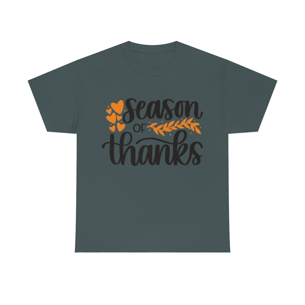 Thanksgiving Season of Thanks (04) Unisex Heavy Cotton Tee
