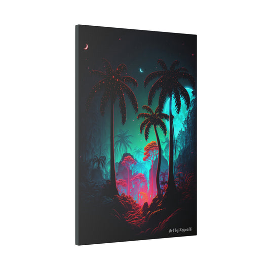 Neon Forest 3 - 16"x24" Matte Canvas, Stretched, 0.75"