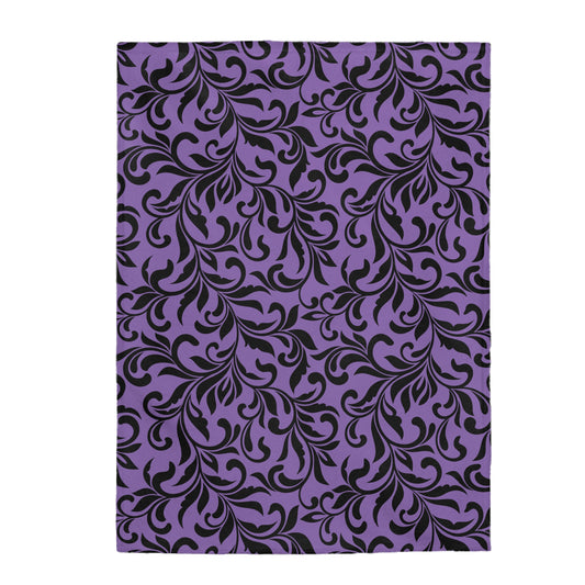 Purple Velveteen Plush Blanket
