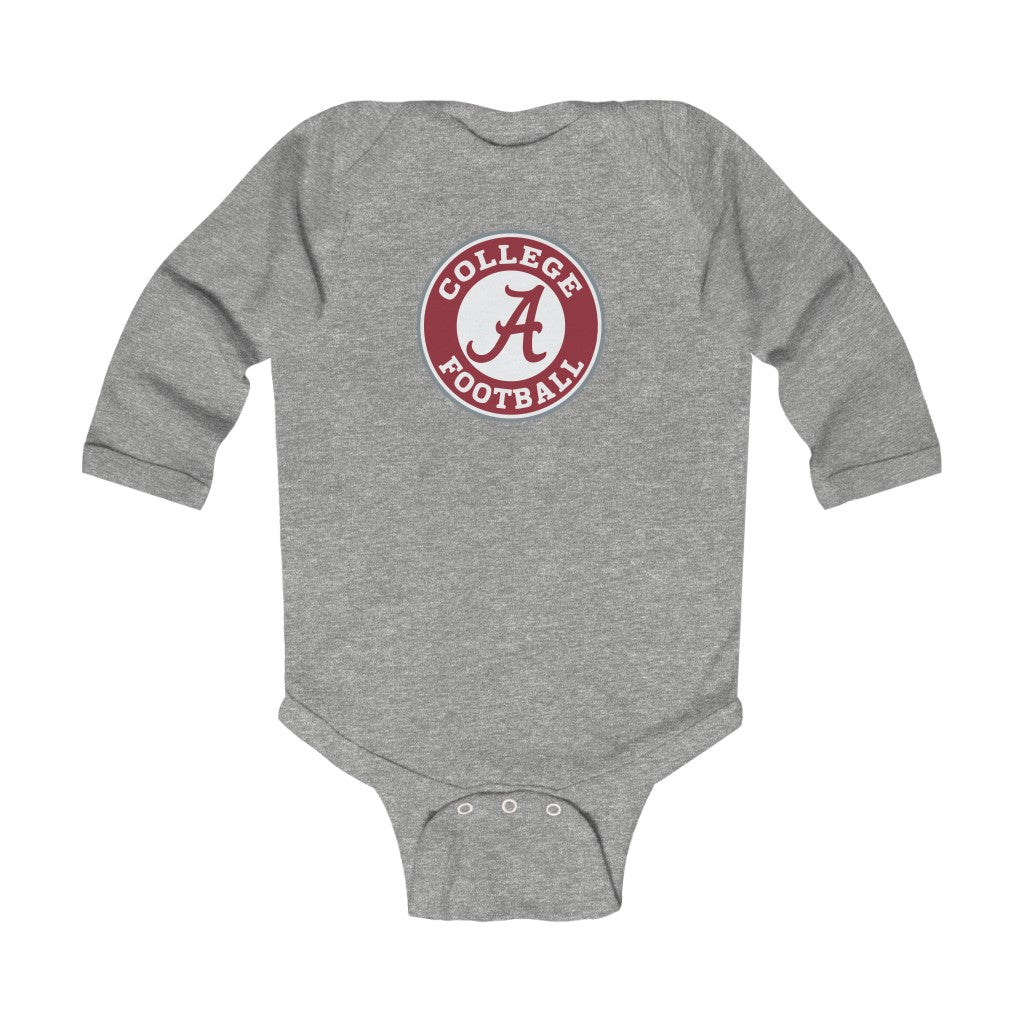 Alabama Football Infant Long Sleeve Bodysuit