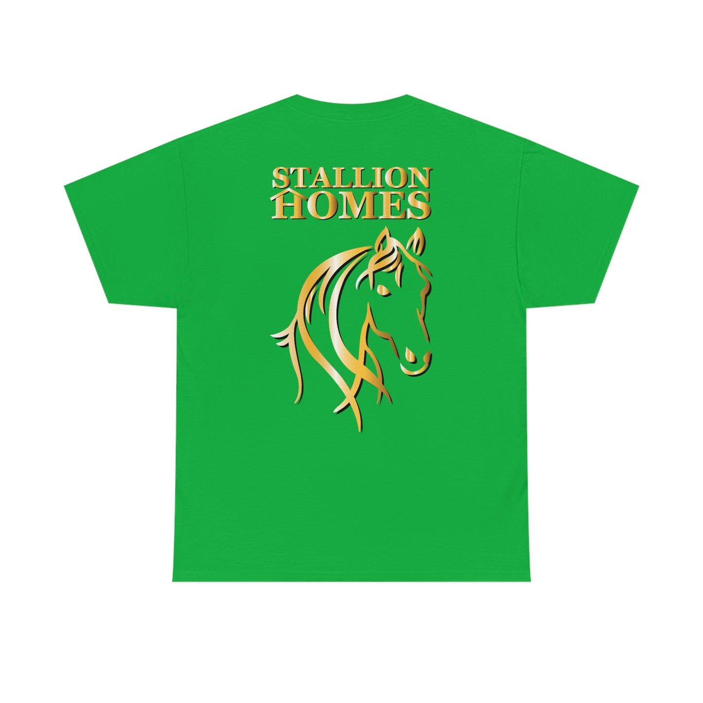 Stallion Homes Gold Back Only Heavy Cotton Tee