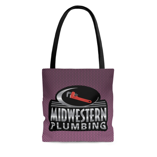 Midwestern Plumbing Light Pink Tote Bag