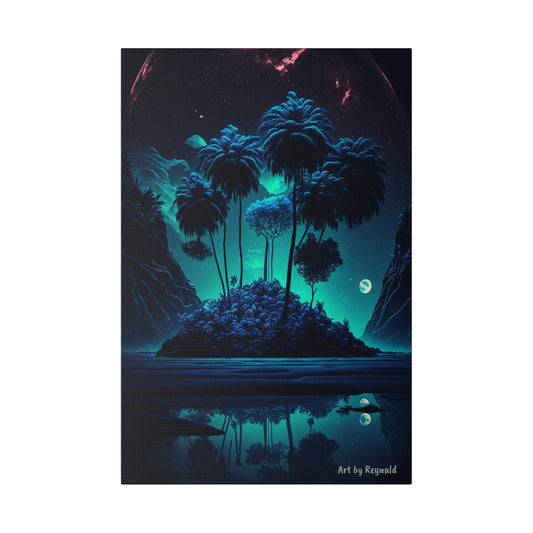 Neon Forest 5 - 16"x24" Matte Canvas, Stretched, 0.75"