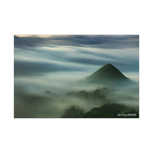 Bali Mountains 1 - 24"x16" Matte Canvas, Stretched, 0.75"