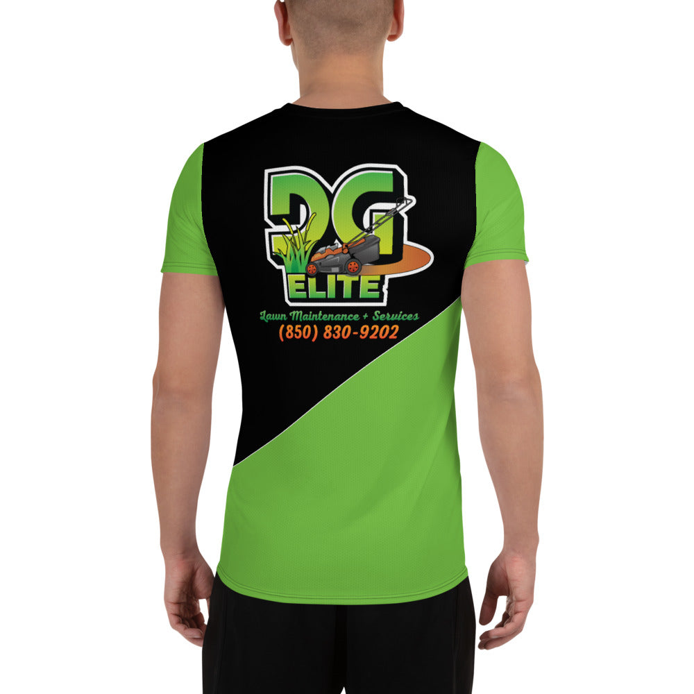 DG Elite Black and Greene Men's T-shirt (AOP) MW