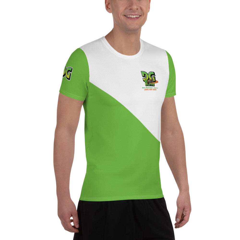 DG Elite White and Green Men's T-shirt (AOP) MW