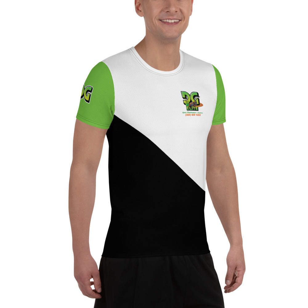 DG Elite Black, White & Green Men's T-shirt (AOP) MW