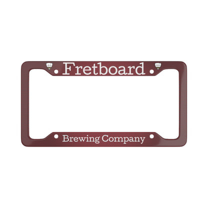 Marco de matrícula azul Fretboard Brewery