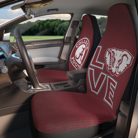 Alabama Car Seat Covers: Roll with Crimson Tide pride! Premium protection meets team spirit for a stylish and comfortable ride.