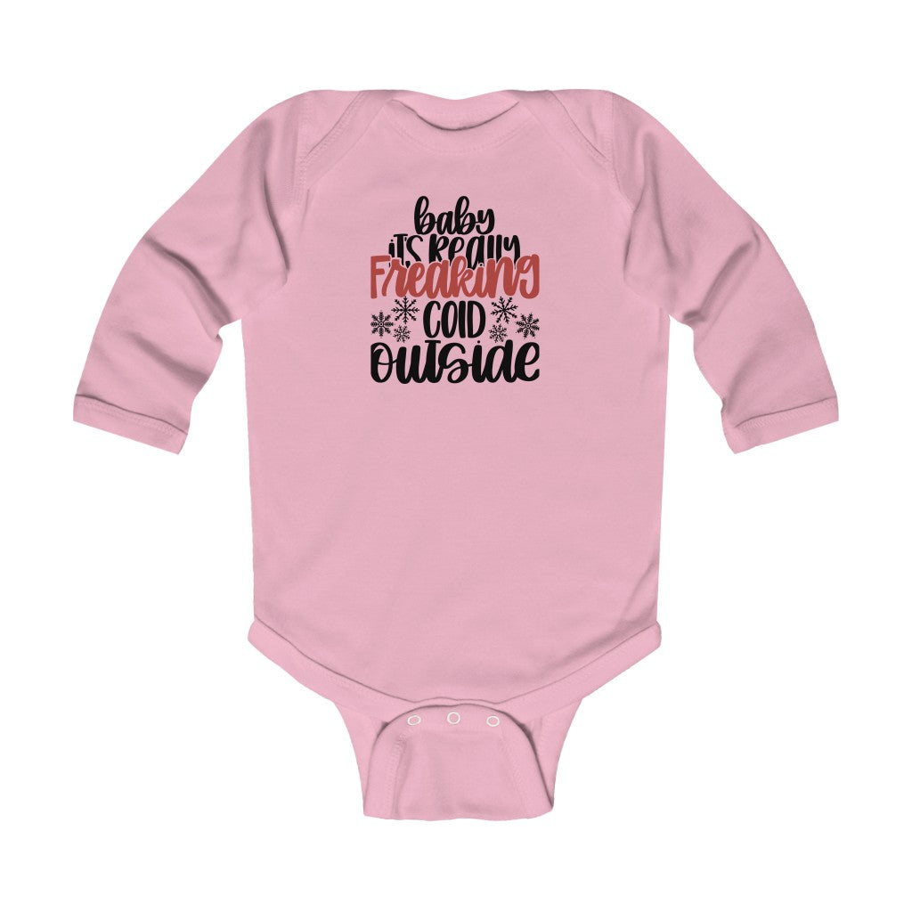 Christmas Baby It's Cold Outside Infant Long Sleeve Bodysuit