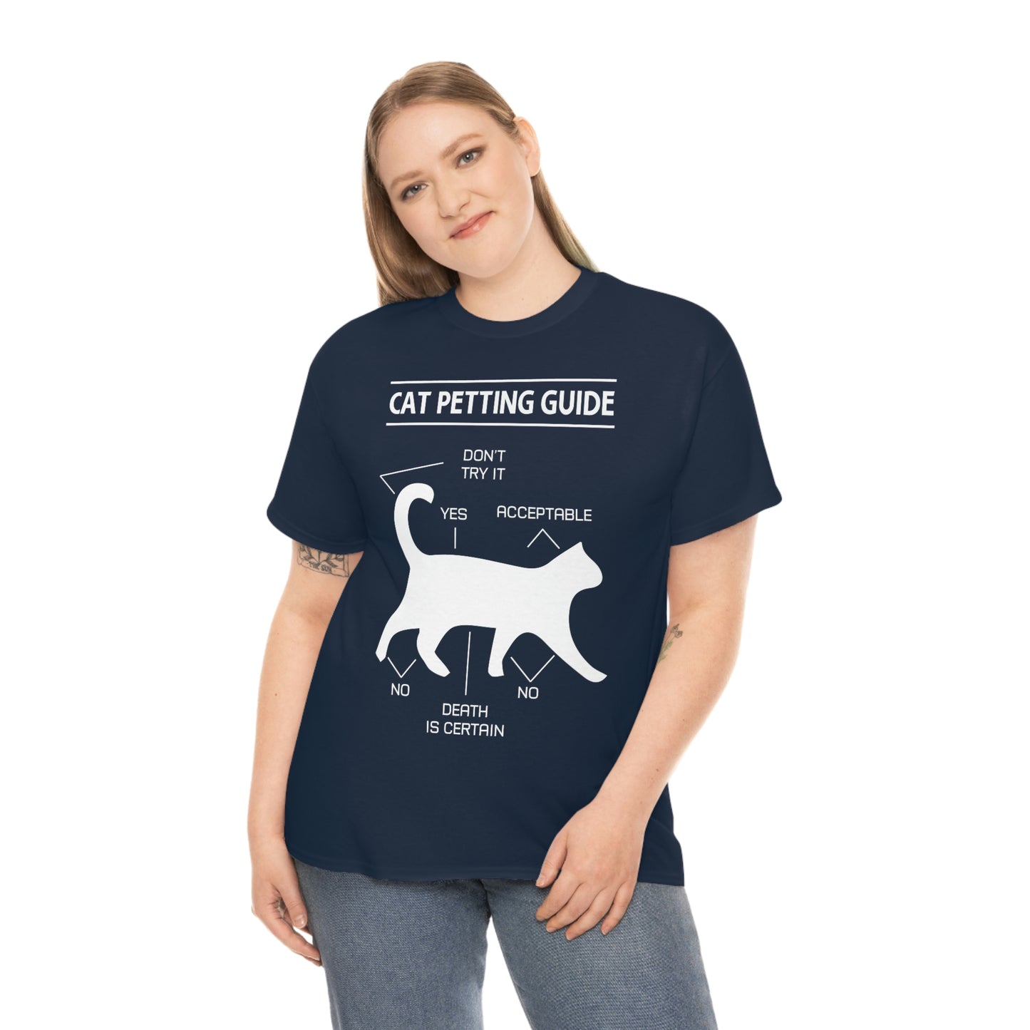 Cat Petting Code Cotton Tee