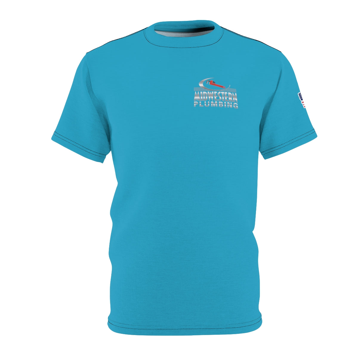 Midwestern Plumbing Turquoise Premium Work Shirt