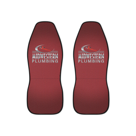 Midwestern Plumbing Red Grey Car Seat Covers