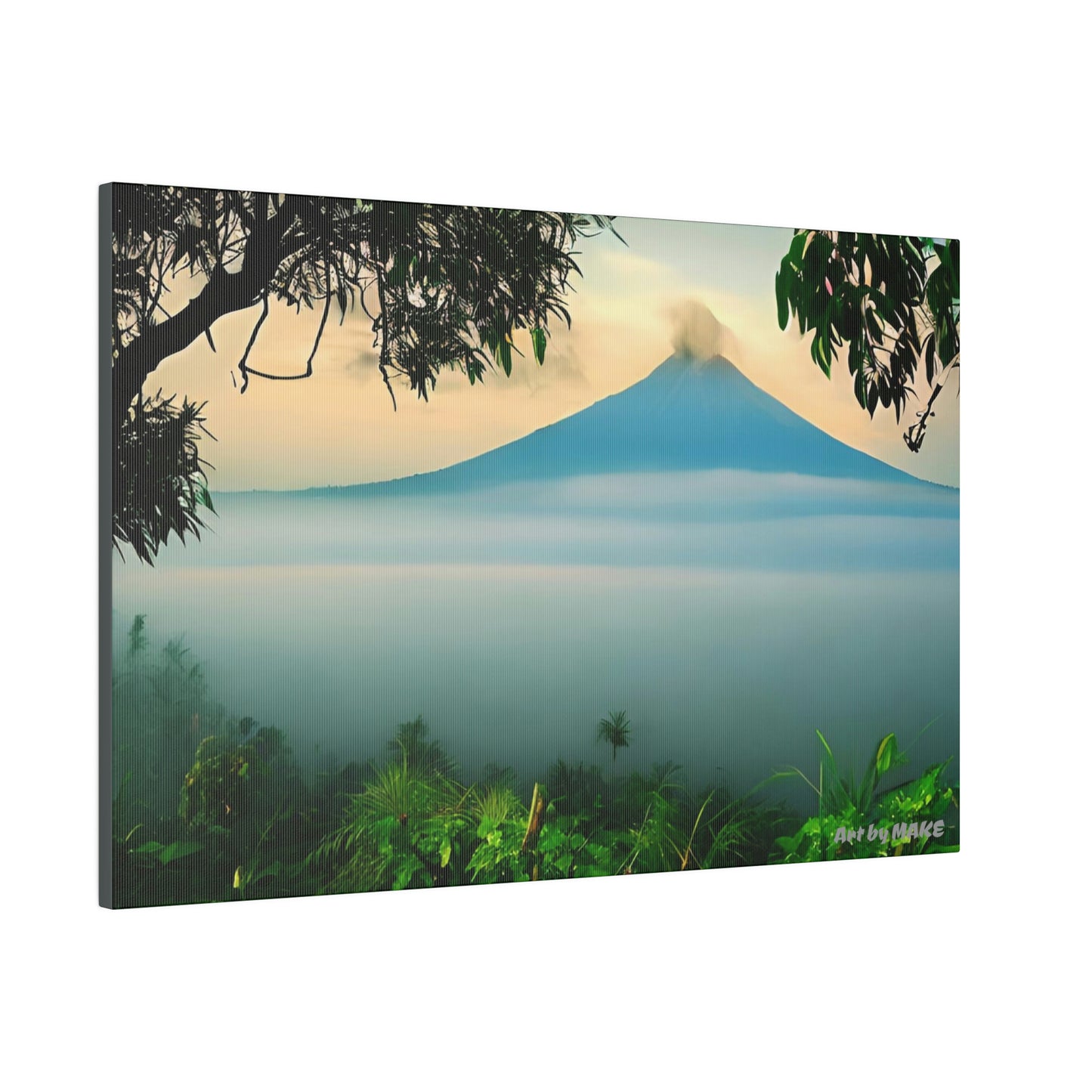 Bali Mountains 2 - 24"x16" Matte Canvas, Stretched, 0.75"
