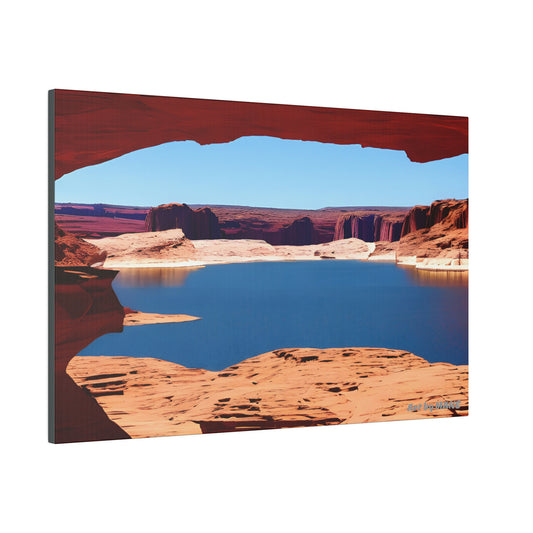 America - Lake Powell 1 - 24"x16" Matte Canvas, Stretched, 0.75"