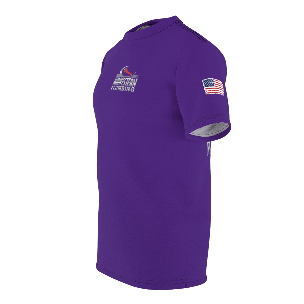 Midwestern Plumbing Purple Premium Work Shirt