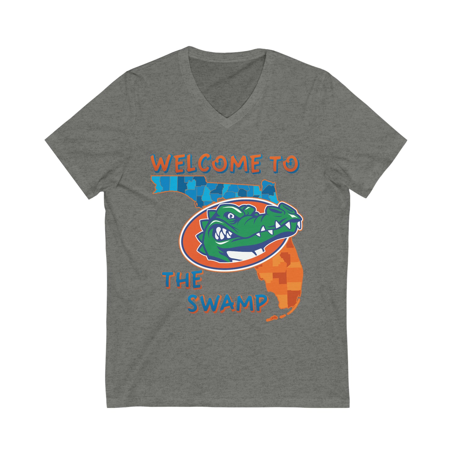 Welcome to the SWAMP Jersey Short Sleeve V-Neck Tee