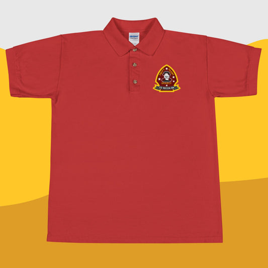 2nd Recon Btn Embroidered Polo Shirt