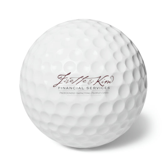 Fisette & Kim Financial Services Golf Balls, 6pcs