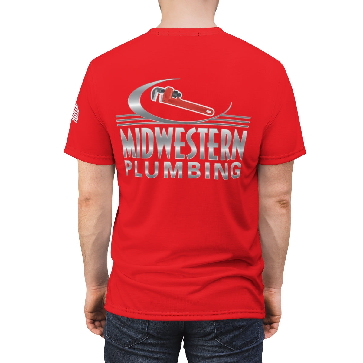 Midwestern Plumbing Red Premium Work Shirt