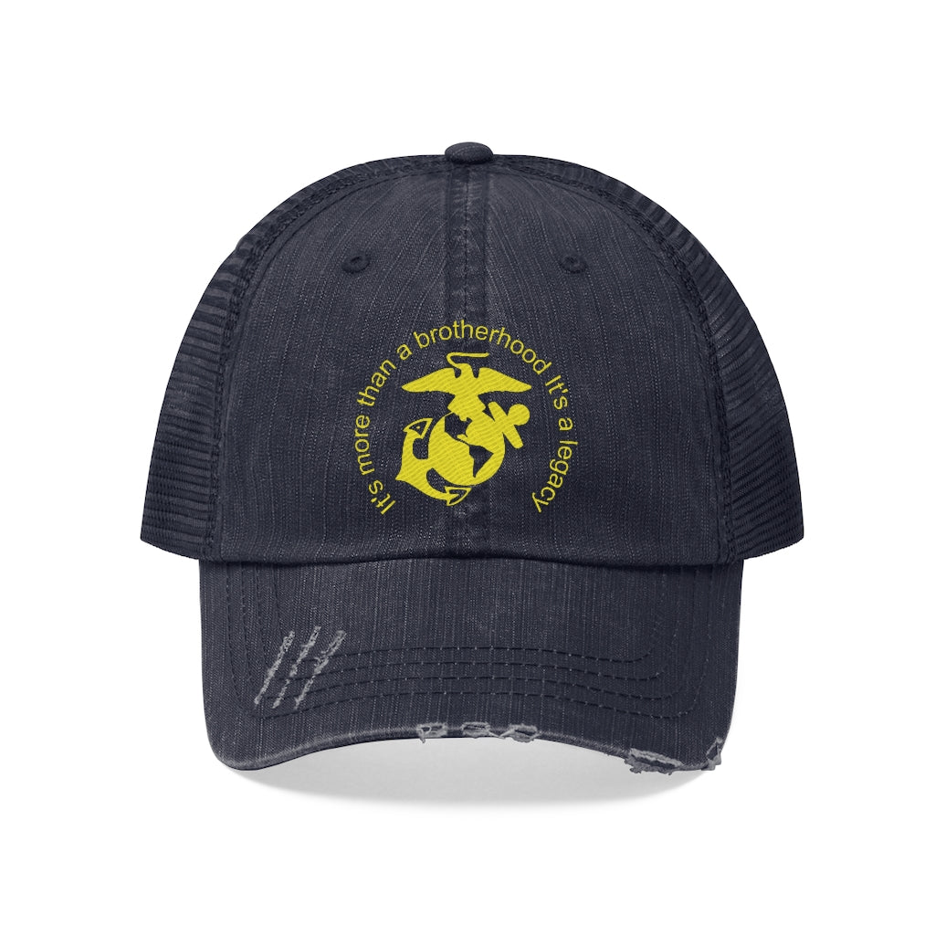 It's More Tham a Brotherhood Marine Corps Unisex Trucker Hat