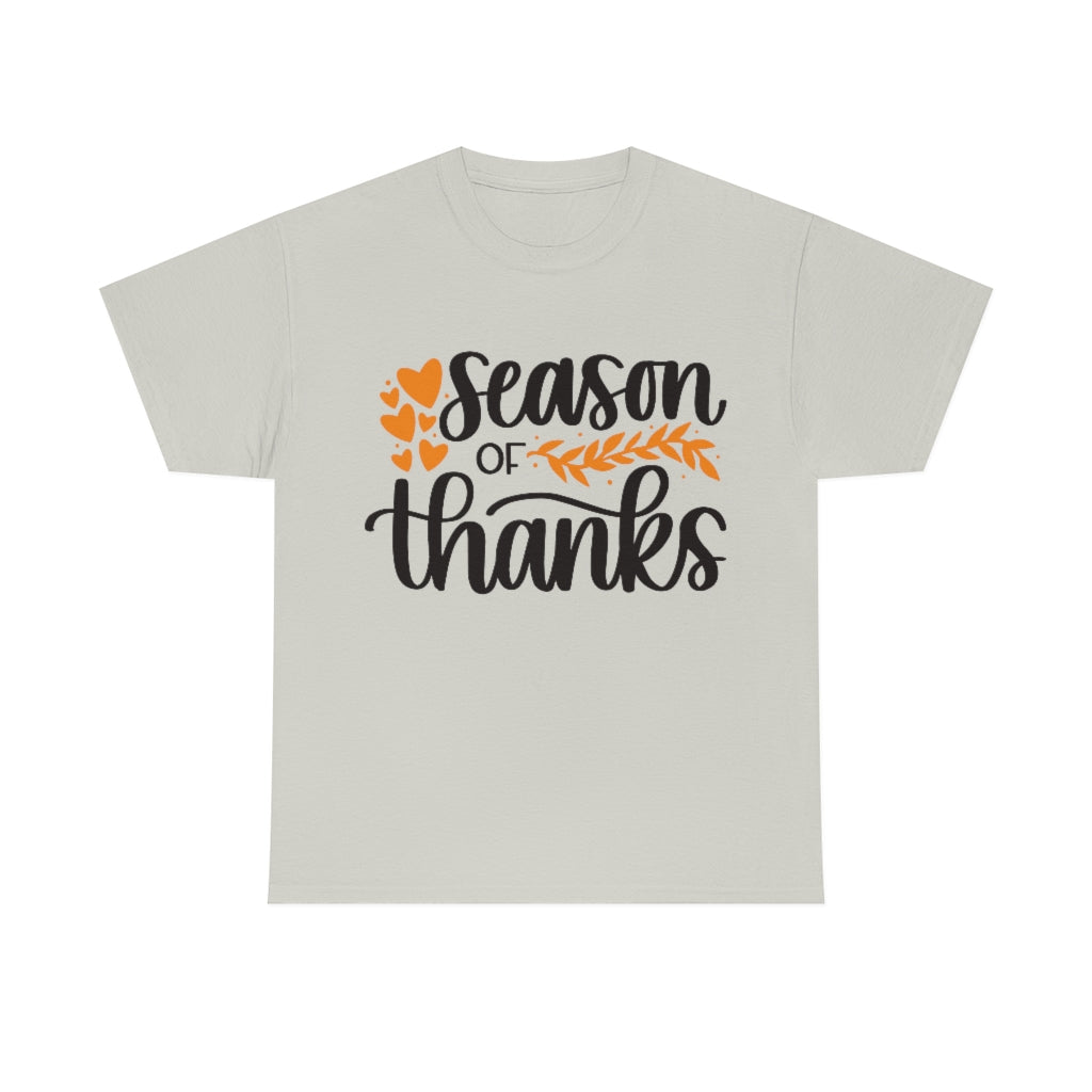 Thanksgiving Season of Thanks (04) Unisex Heavy Cotton Tee