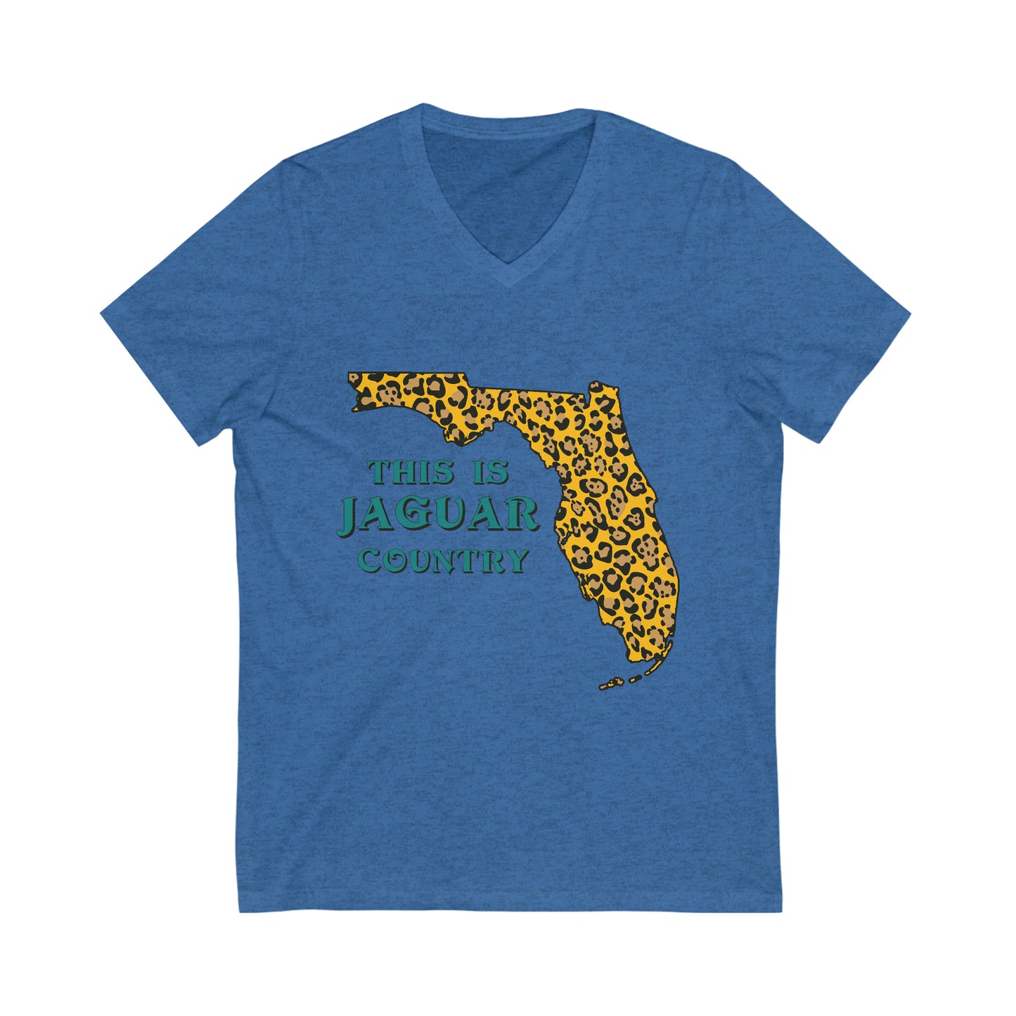 Jaguar Country Jersey Short Sleeve V-Neck Tee