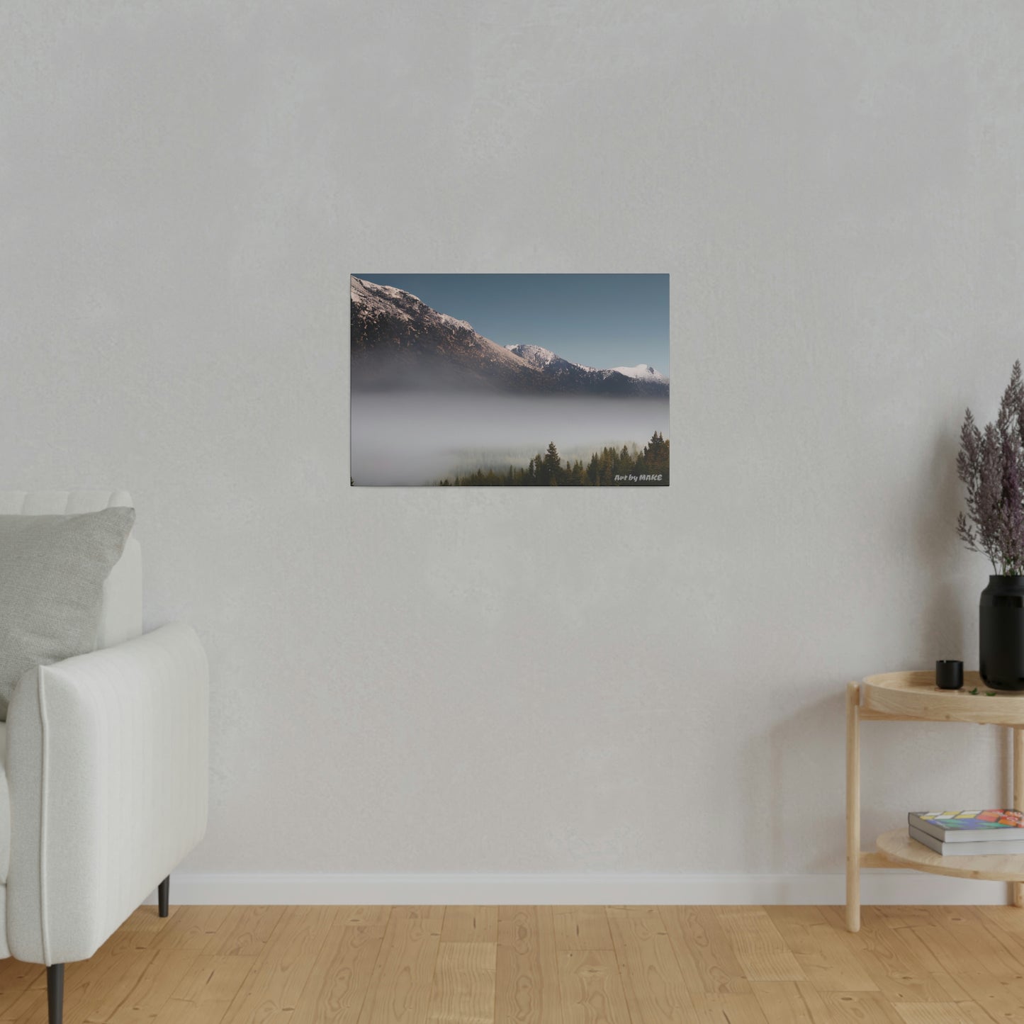 American Mountains 1 - 24"x16" Matte Canvas, Stretched, 0.75"