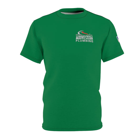 Midwestern Plumbing Dark Green Premium Work Shirt