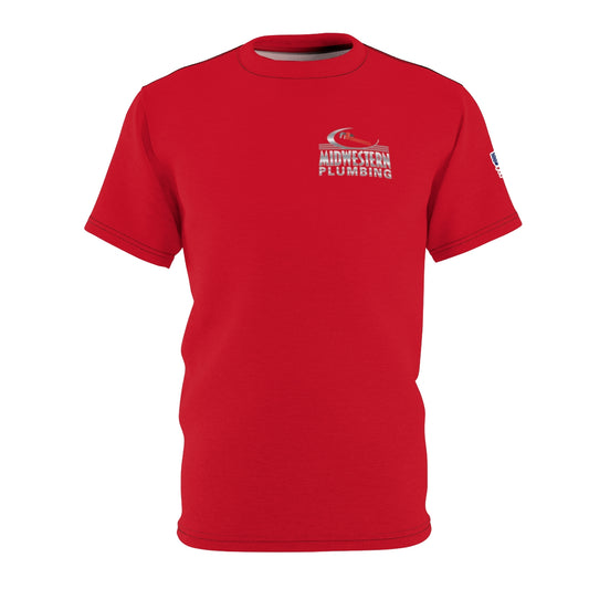 Midwestern Plumbing Dark Red Premium Work Shirt
